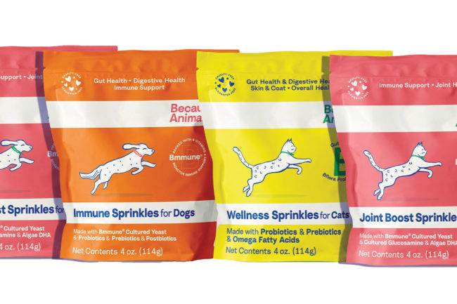 Because, Animals expands portfolio with new nooch supplements for pets