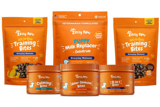 Zesty Paws' new line of puppy products