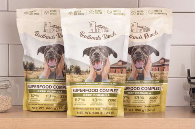 New pet food brand Badlands Ranch debuts with dog food and treats