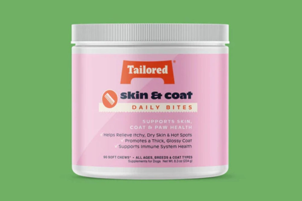Tailored Pet launches new Skin and Coat Supplement Bites for dogs