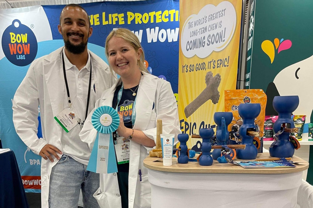 Bow Wow Labs won “Best New Emerging Brand” at SuperZoo 2022 in August