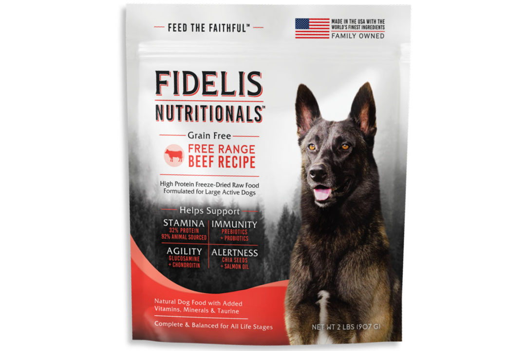Fidelis Nutritionals launches, debuting food, treats and supplements for large dogs