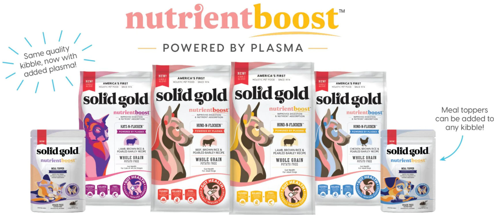 Solid Gold's NutrientBoost dog food line