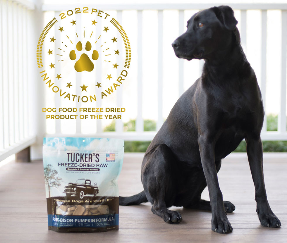 Tucker's freeze-dried dog food