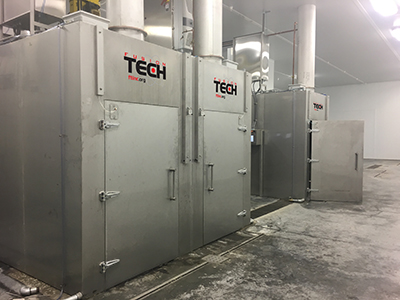 Fusion Tech's smokehouse dehydrators with Total Flow Control