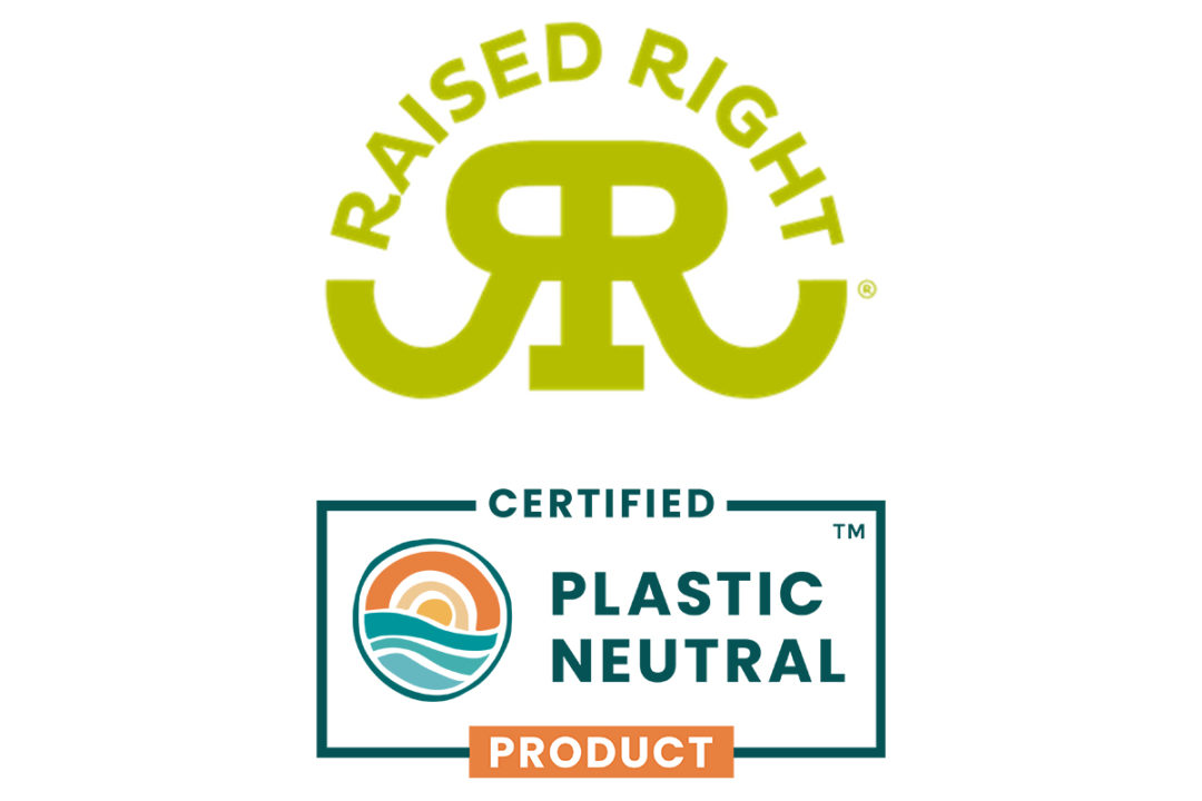 Raised Right is certified plastic neutral with rePurpose Global partnership