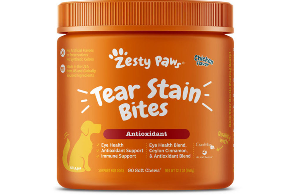 Zesty Paws Tear Stain Bites for eye health