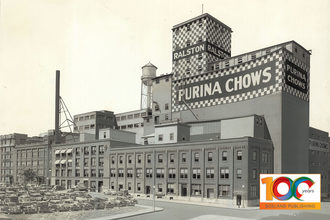Purina released its first commercial dog food product in 1926, Dog Chow
