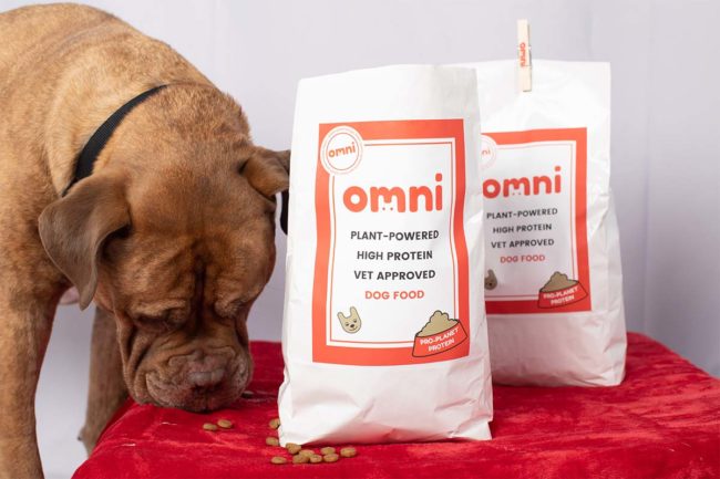 Omni plant-based dog food and treats receives $1.2 million in investments 