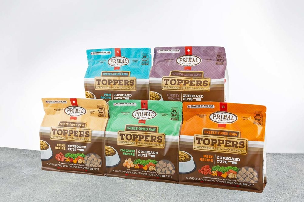Primal Pet Foods introduces freeze-dried, raw toppers