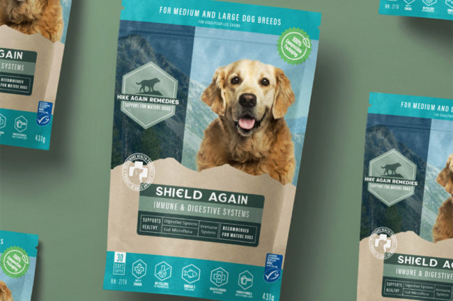 Hike Again Shield Again immunity and digestive supplement for senior dogs
