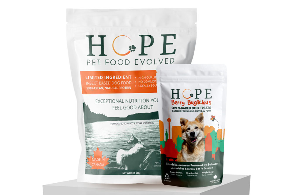 HOPE Pet Foods launches insect-based treat, prepares for dog food launch in early 2022