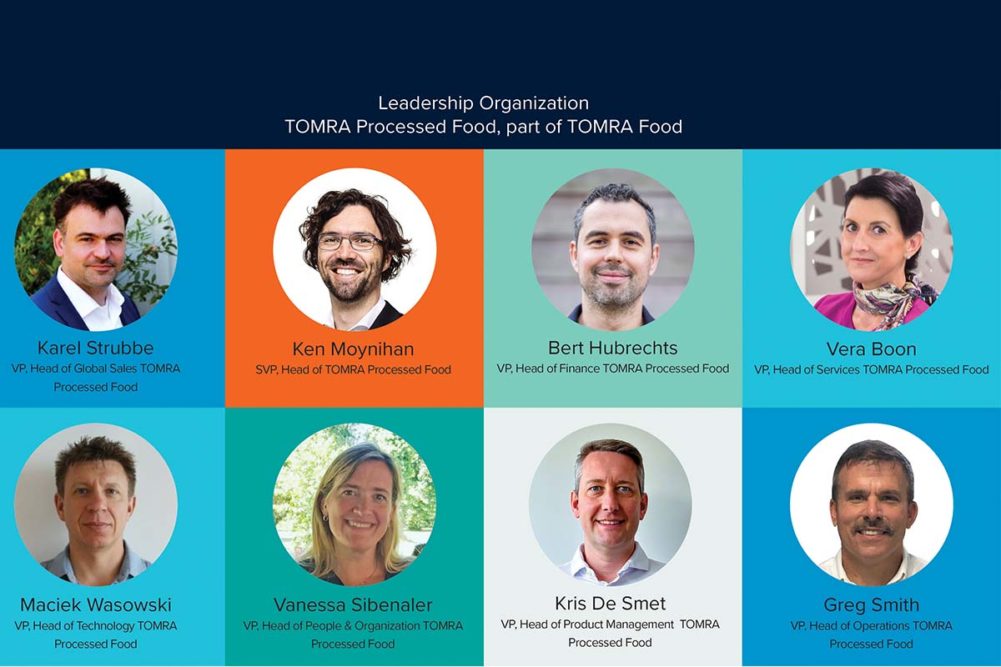 TOMRA Processed Food adds four new senior leaders to its team