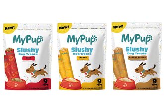 Big Easy Blends' MyPup Dog Slushies product lineup