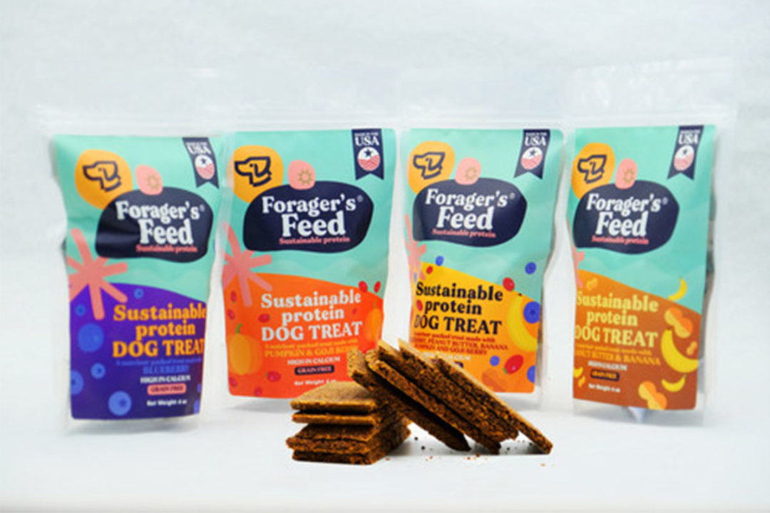 The Gralen Co will distribute Forager's Feed's insect-based dog treats formulated with sustainable protein from Vivotein