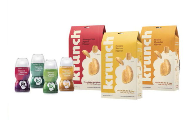 LIQ Brands' new lickable and crunchy treats