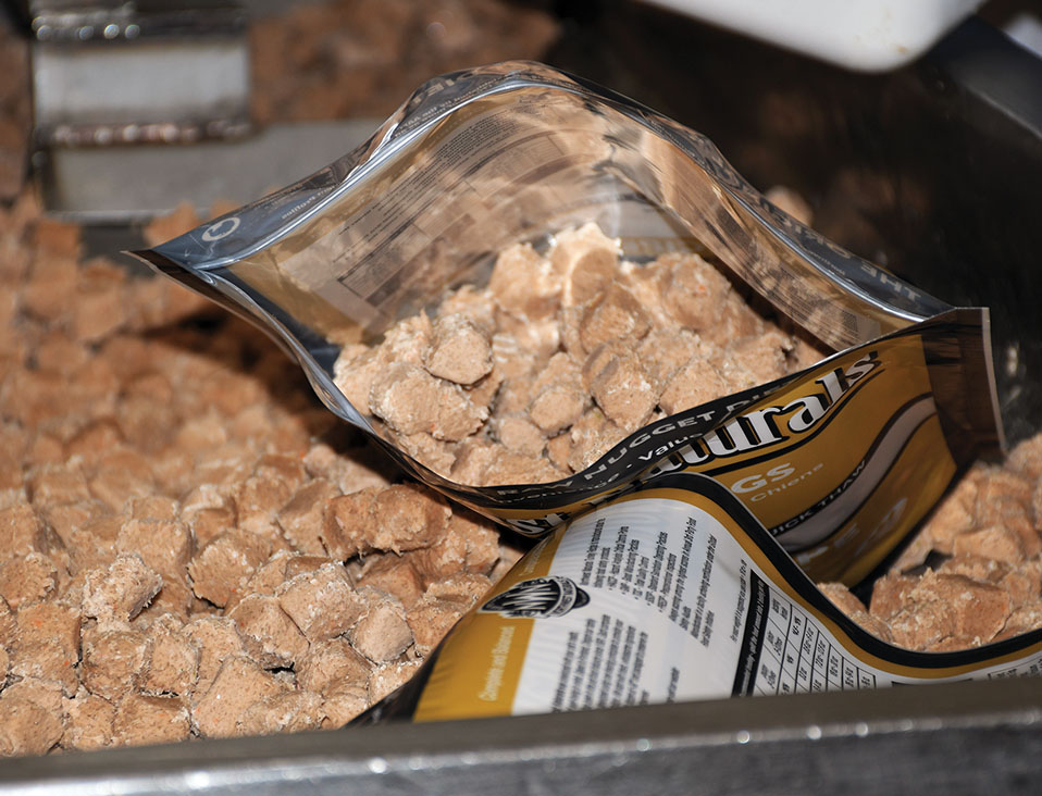 The Northwest Naturals turkey recipe for dogs is offered in frozen nuggets, bulk dinner bars and chubs, as well as freeze-dried nuggets. (Photography by Northwest Naturals)