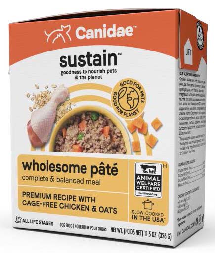 Canidae's Sustain Wholesome Pâté Chicken recipe