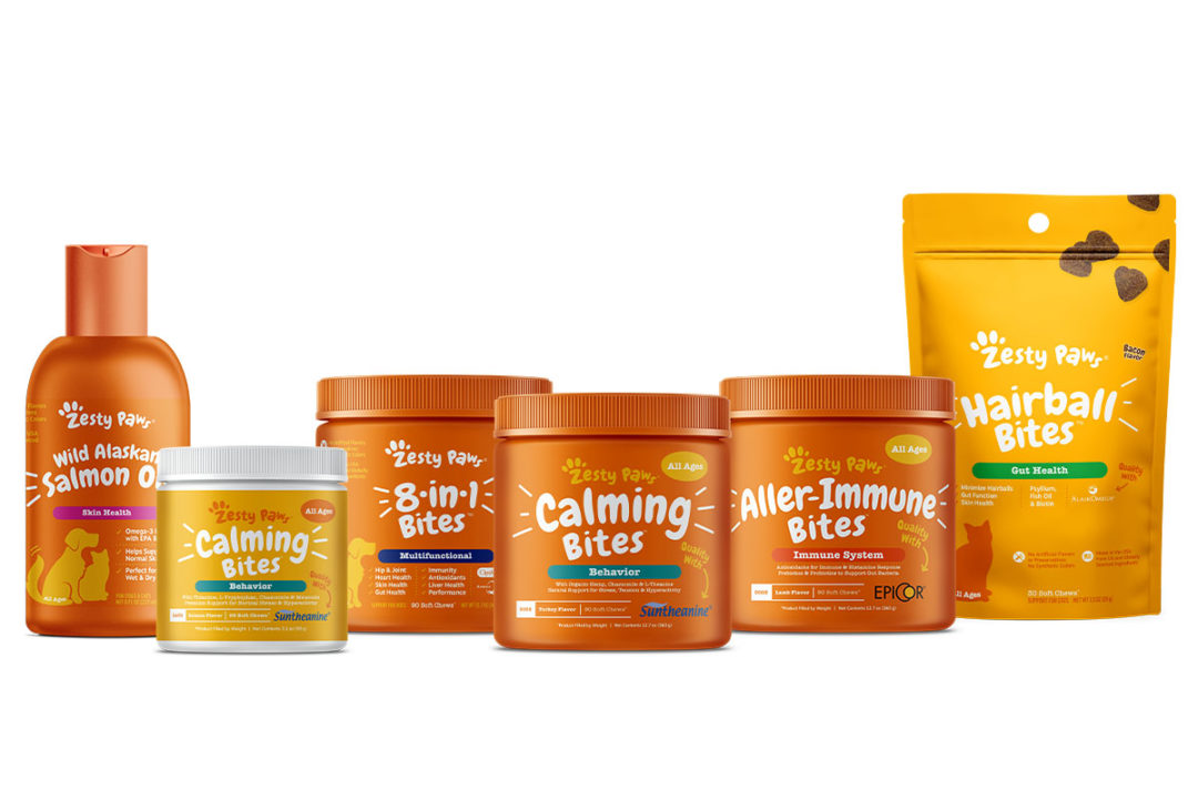 Zesty Paws adds select supplements to Walmart stores, online