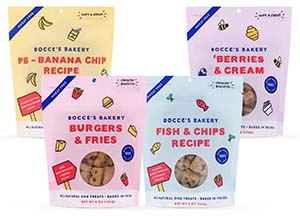 Bocce's new summer-themed, limited-edition dog treats