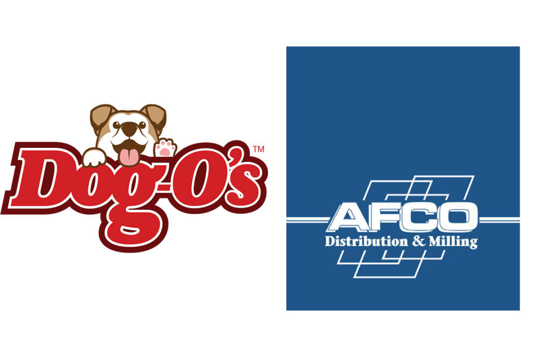 Dog-O's and AFCO Distribution and Milling logos