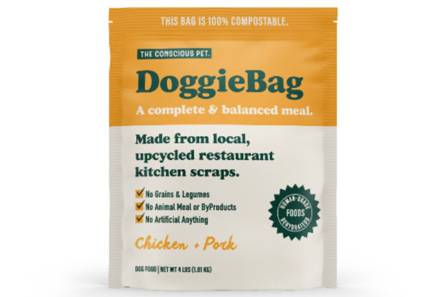 DoggieBag dog food by new pet food company The Conscious Pet