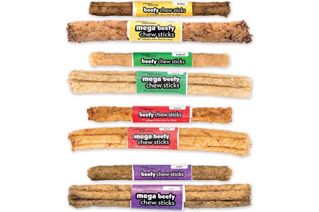 Frankly Pet's new Collagen & Protein Beefy Chew Sticks