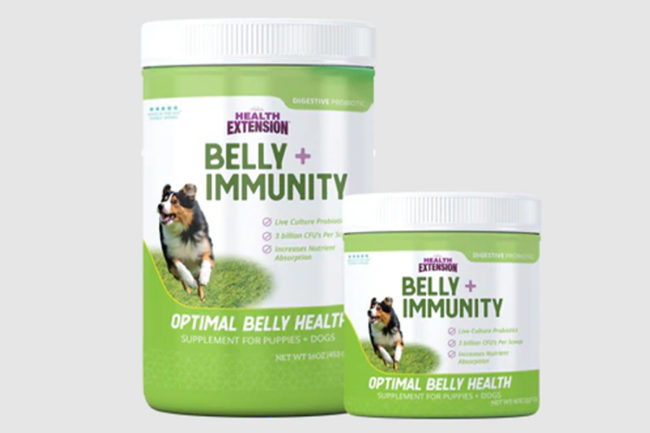 Health Extension launches new powdered dog supplements Belly + Immunity
