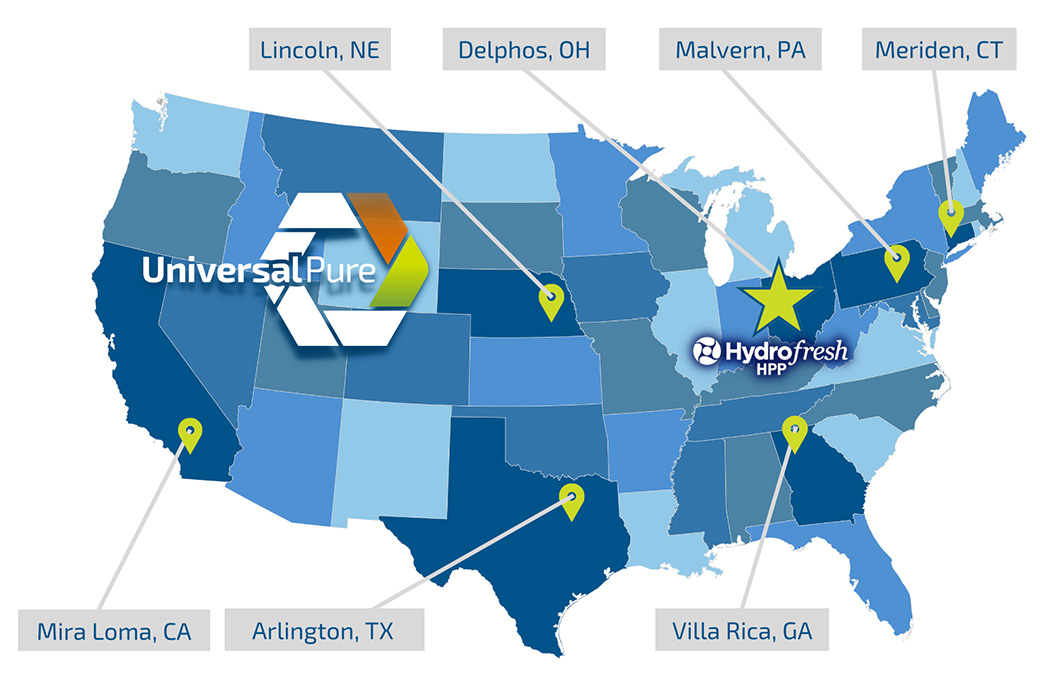 Universal Pure expands its HPP and cold chain footprint with the acquisition of Hydrofresh HPP