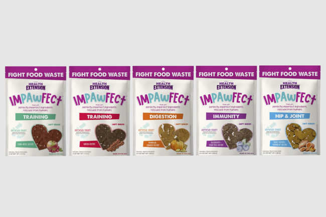 Health Extension launches Impawfect dog treats with upcycled ingredients