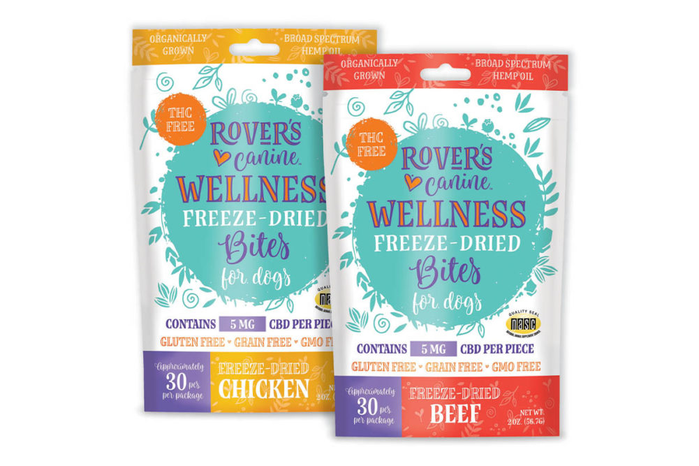 Rover's Wellness adds new Freeze-Dried Bites to its CBD pet product portfolio