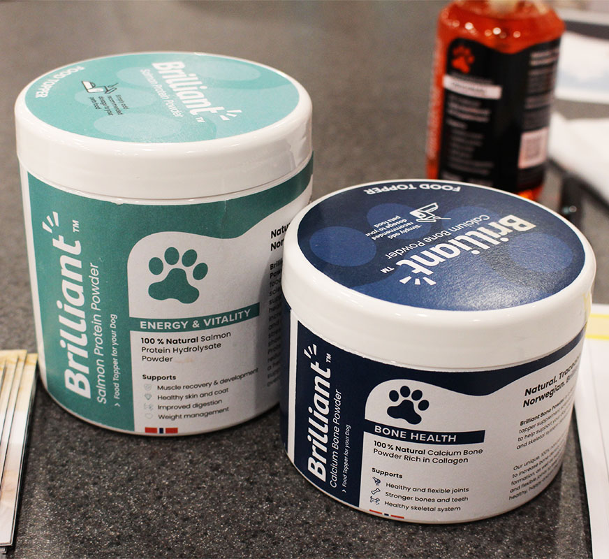 Brilliant Salmon Oil's upcoming dog and cat supplement products