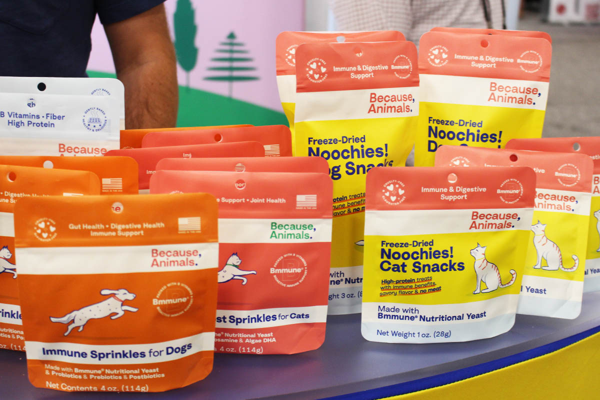 Because, Animals showcases protein alternative pet food toppers and supplements at SuperZoo 2022
