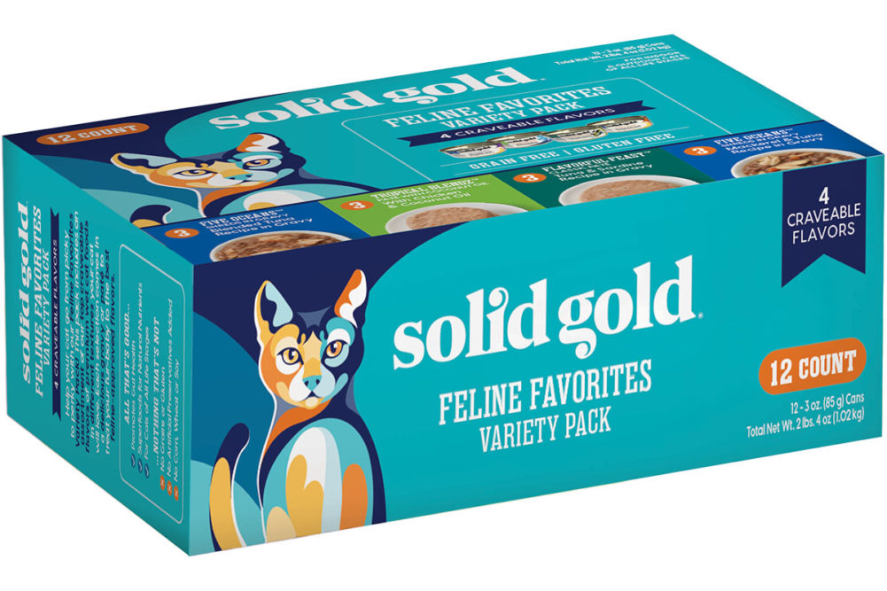 Solid Gold's new Wet Cat Food Variety Pack