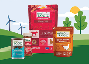 Pet food company Nature's Logic promotes sustainability through its "Clean Food, Clean Energy" program