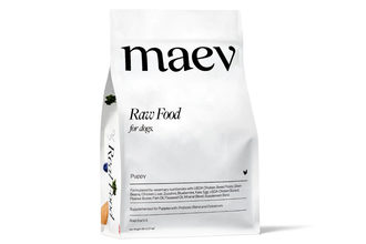 Maev's new life-stage Puppy Formula contains fresh and functional ingredients to support growth and development
