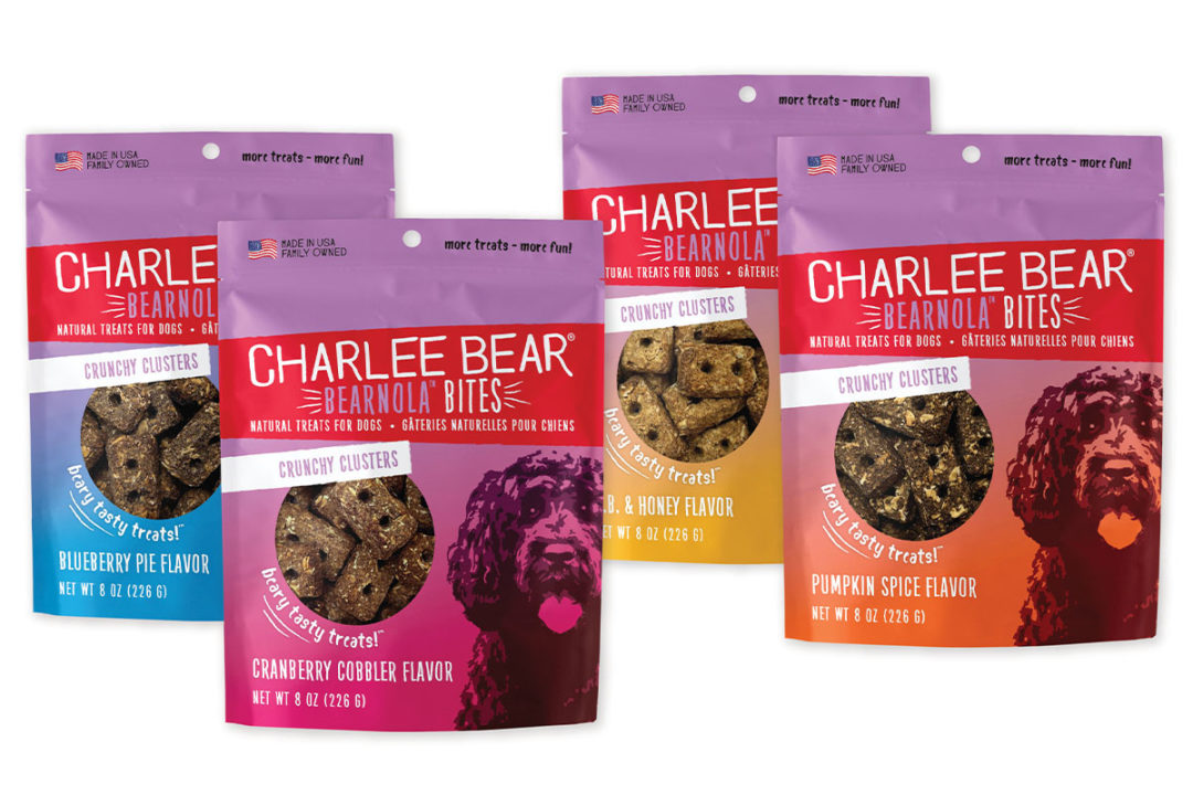 Charlee Bear introduces reformulated Bearnola Bites dog treats