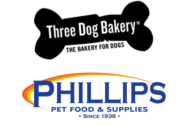 Three Dog Bakery partners with Phillips Pet Food & Supplies