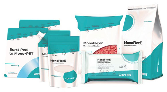 Coveris's MonoFlexE sustainable packaging solutions for the pet food market