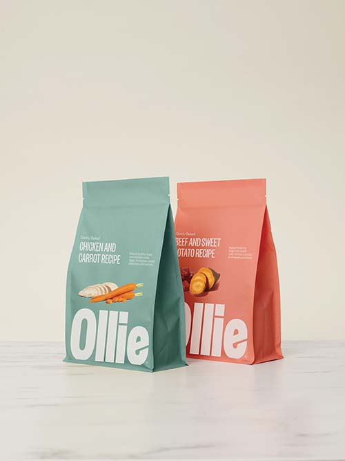 Ollie offers its consumers an app to manage their pet food subscriptions