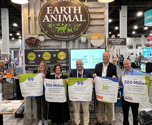 Earth Animal signs PSC's Packaging Pledge