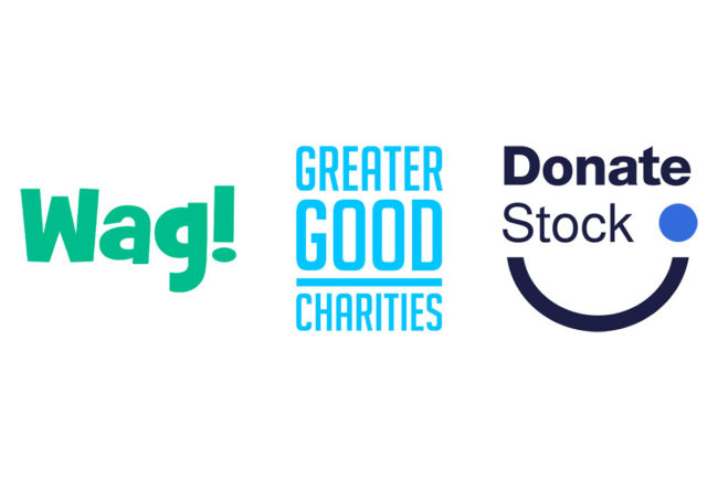 Greater Good Charities partners with Wag! and DonateStock