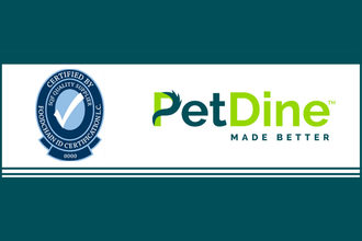 PetDine recieves high rating from the Safe Quality Food Institute
