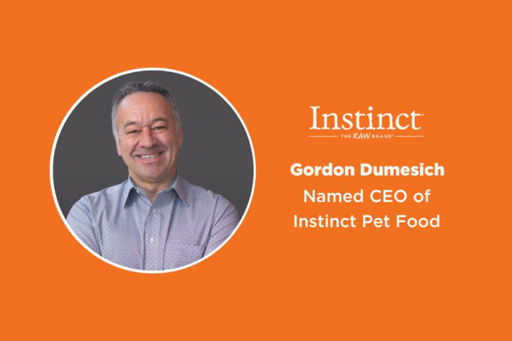 Gordon Dumesich, chief executive officer of Instinct Pet Food