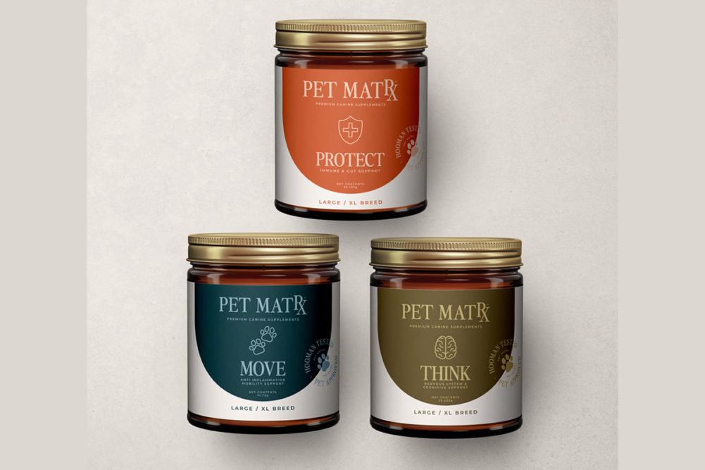 Pet Matrx's new dog food topper supplements