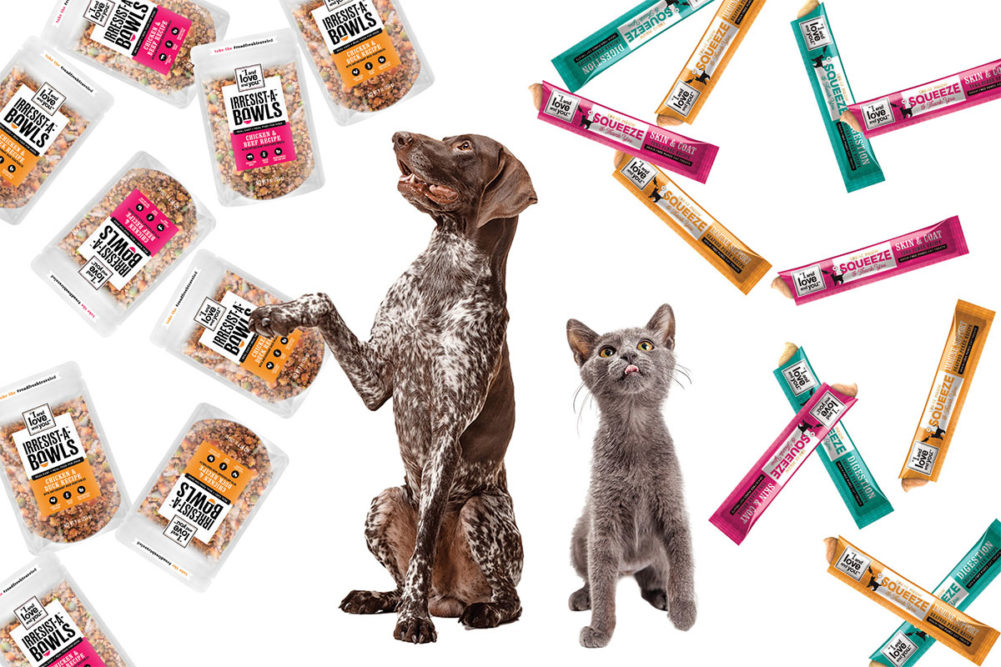 "I and love and you" launches new cat treats and dog food