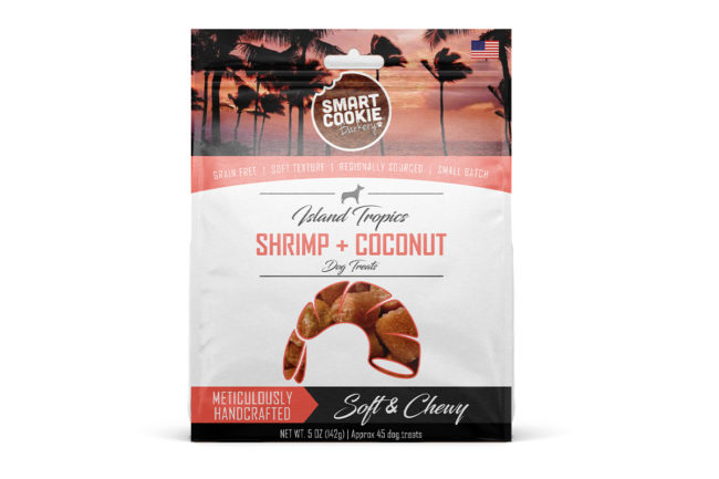 Island Tropics: Shrimp and Coconut soft and chewy dog treats
