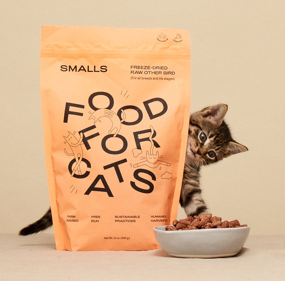 Smalls formulates its diets using a cat-first approach