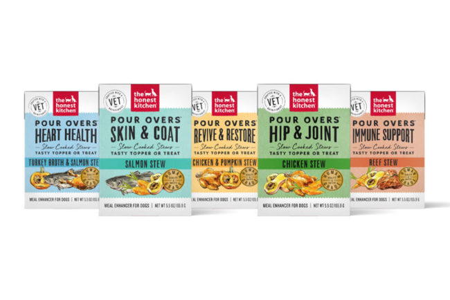 The Honest Kitchen's new Functional Pour Overs dog food toppers