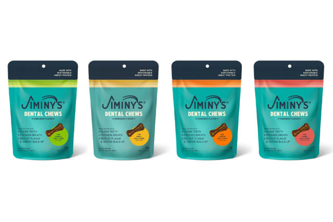 Jiminy's new Cinnamon Dental Chews for dogs